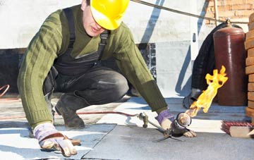 Sutton Street flat roof construction